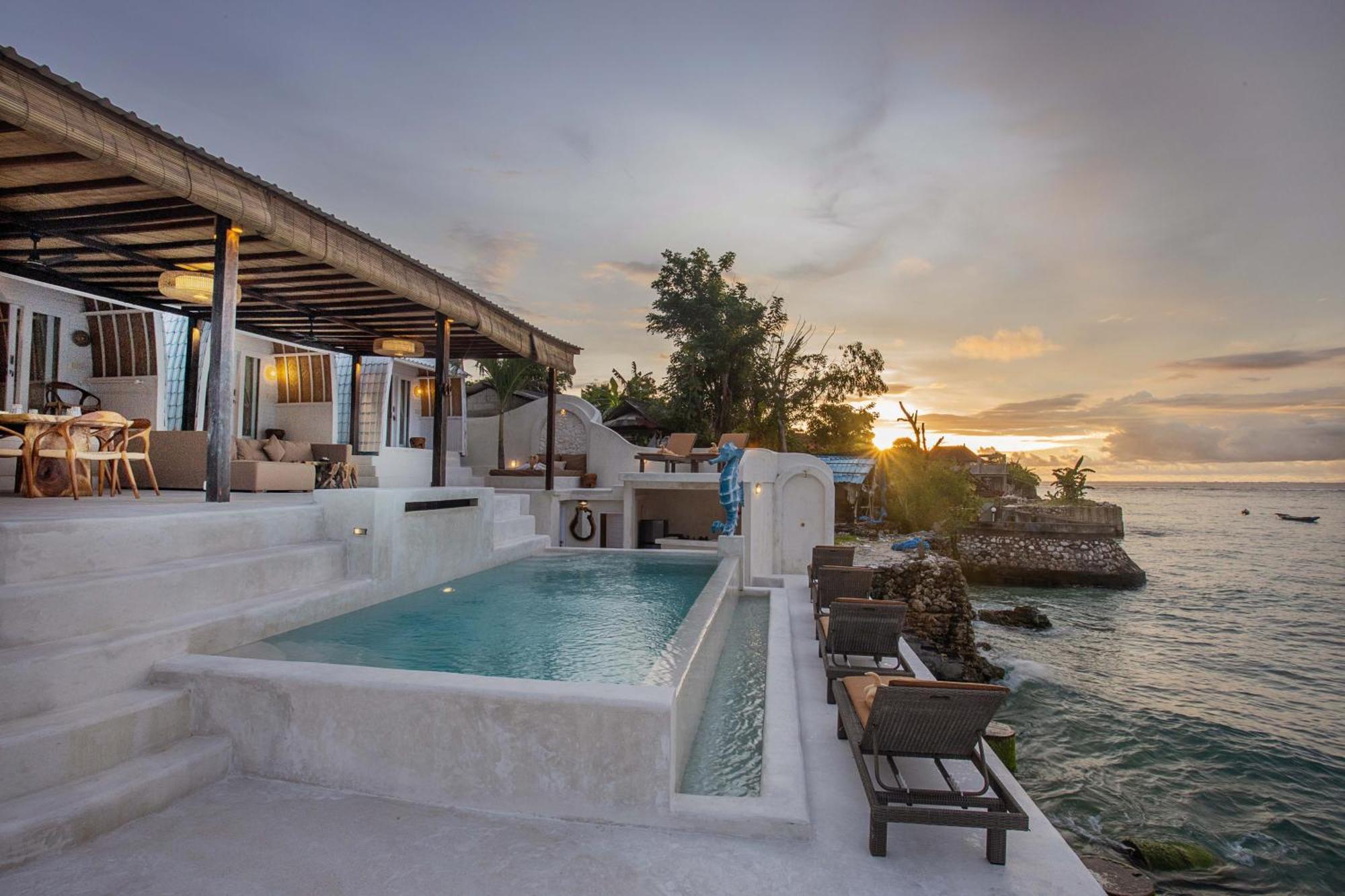 Hotel Aquavista Ceningan Lembongan Esterno foto