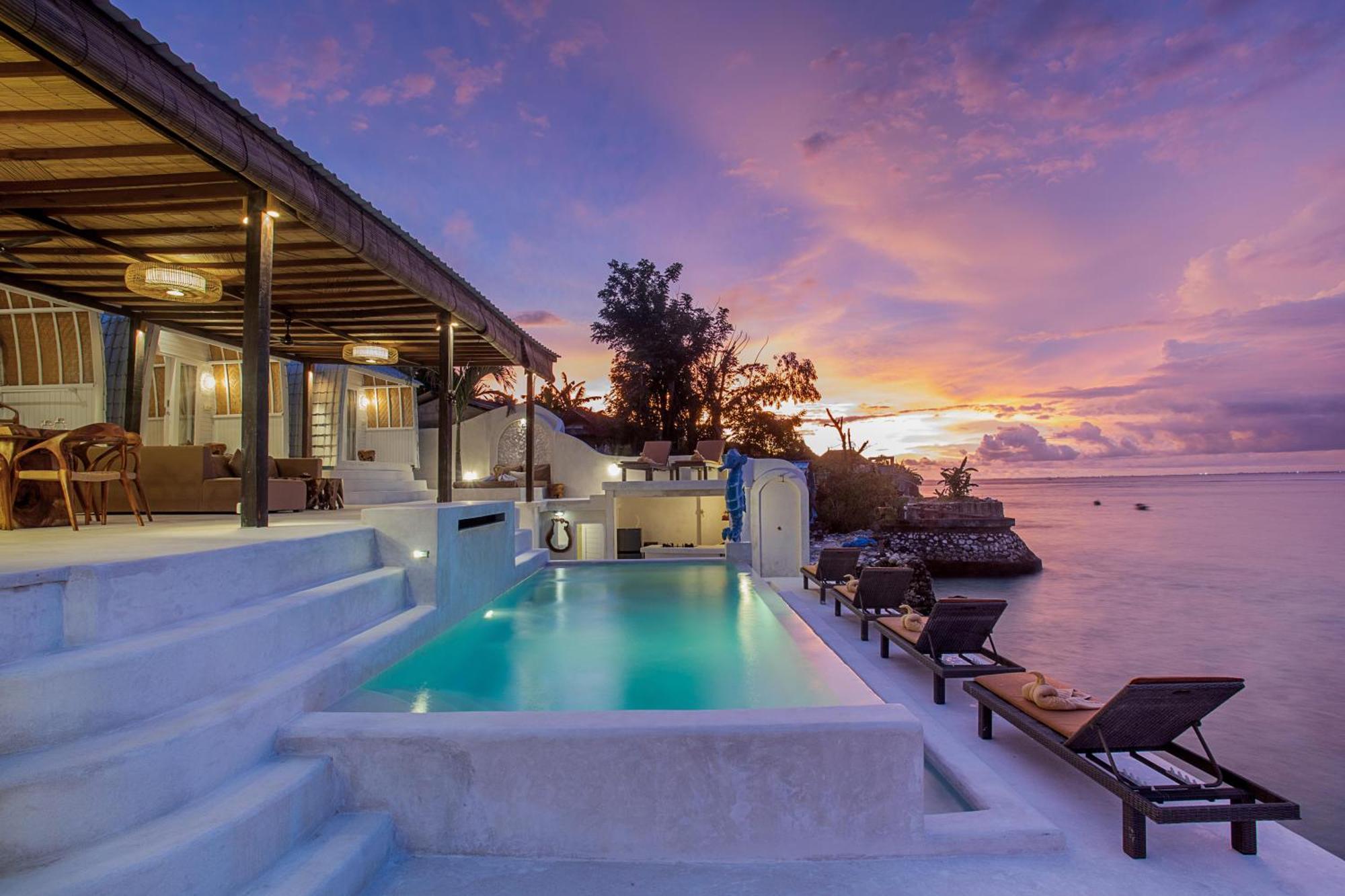 Hotel Aquavista Ceningan Lembongan Esterno foto