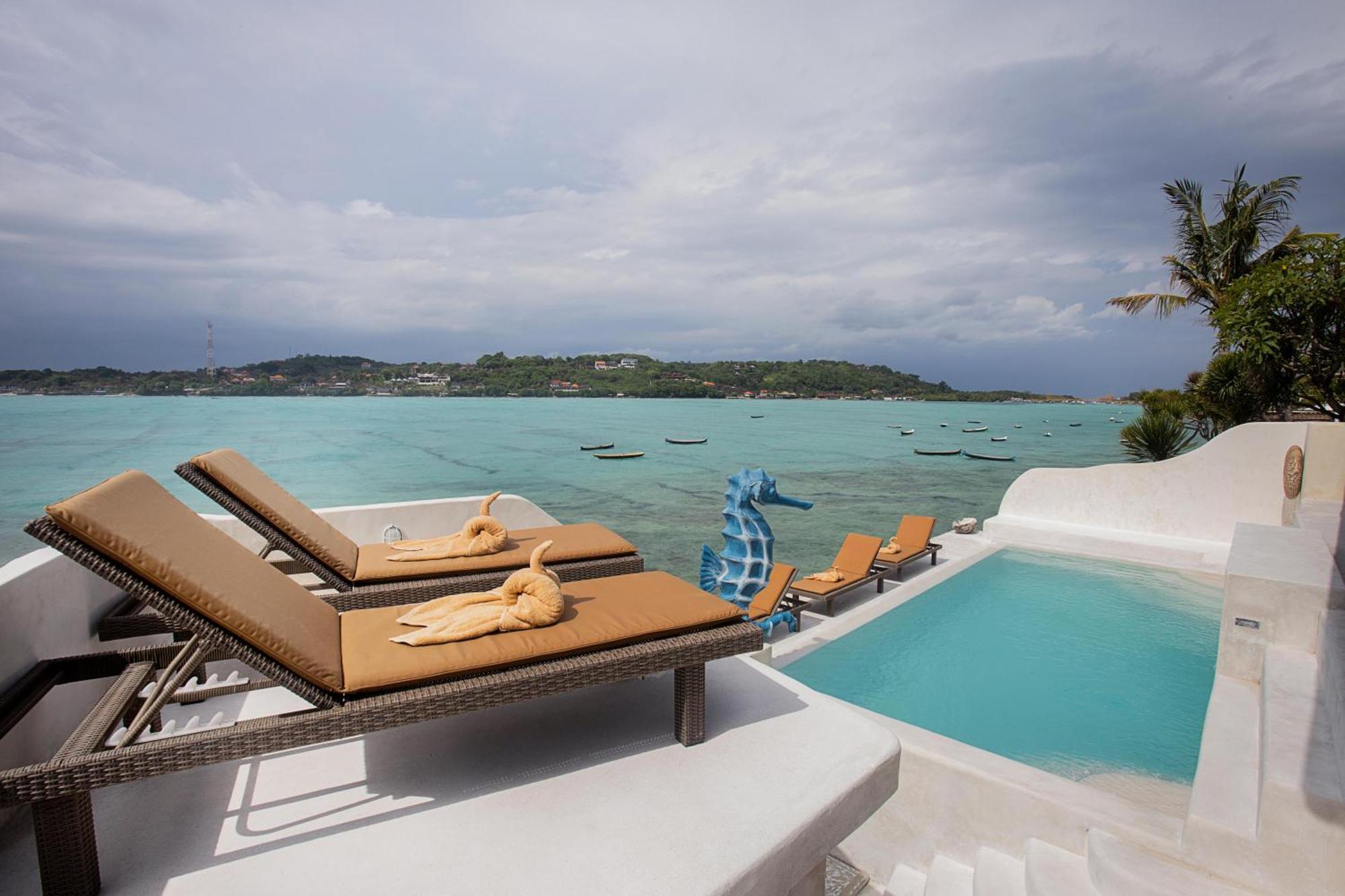Hotel Aquavista Ceningan Lembongan Esterno foto